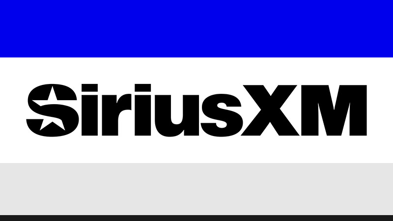 SiriusXM Brand Logo in Black