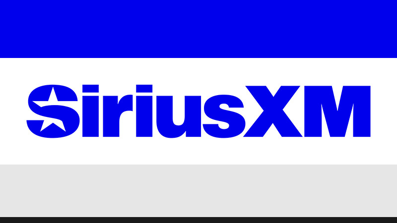 SiriusXM Brand Logo in Blue
