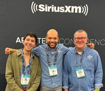 SiriusXM employees at tech conference